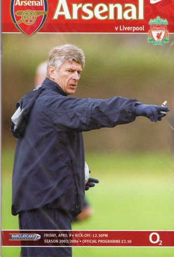 Match programme